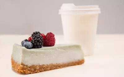 Cheesecake saludable de yogurt griego