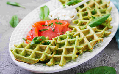 Waffles de calabacín