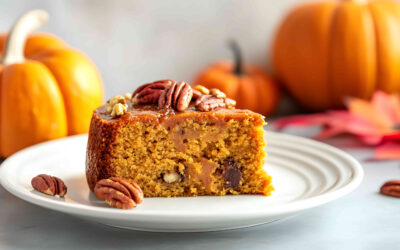 Torta de auyama y canela