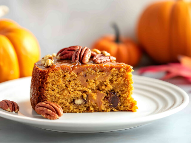 Torta de auyama y canela